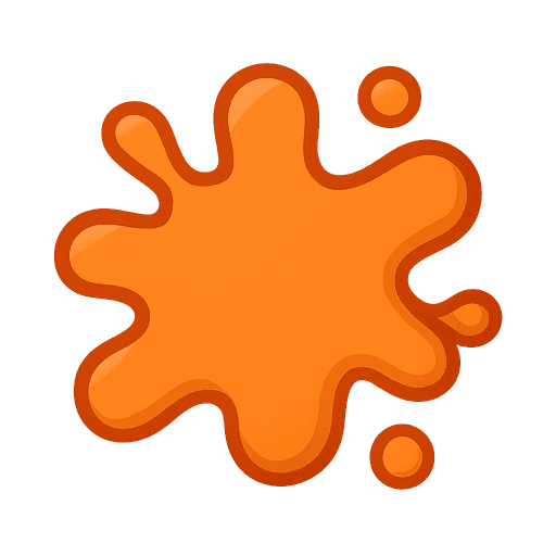 Orange with the Tamil word ஆரஞ்சு