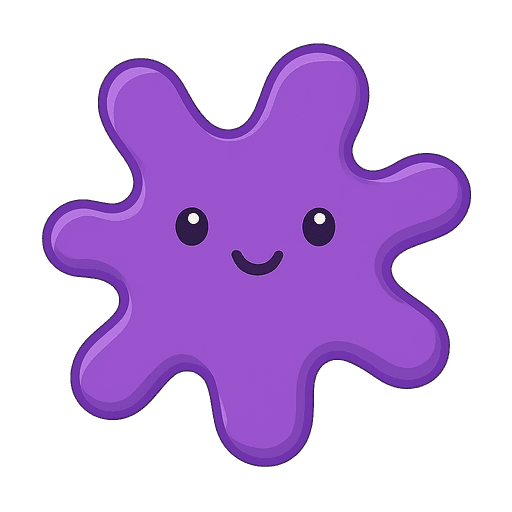 Purple with the Tamil word ஊதா