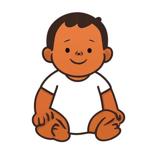 Baby with the Tamil word குழந்தை