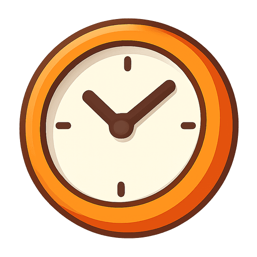 Clock with the Tamil word கடிகாரம்