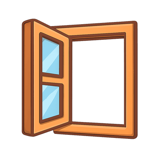 Window with the Tamil word ஜன்னல்